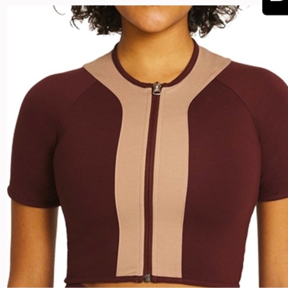 Nike Maroon and Tan Activewear Set - Picture 2 of 3